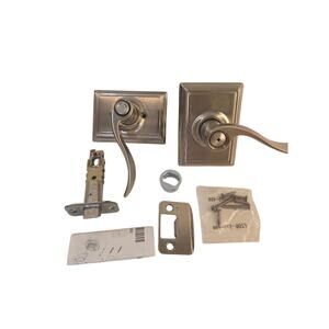 Schlage F10 ACC 619 Accent Hall Closet Passage Lever Satin Nickel